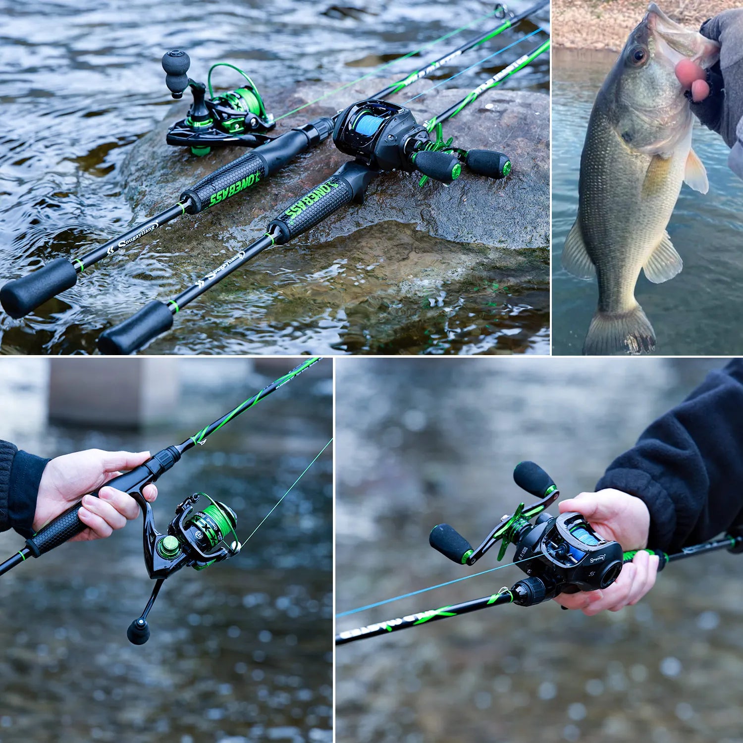 One Bass Fishing Rod,