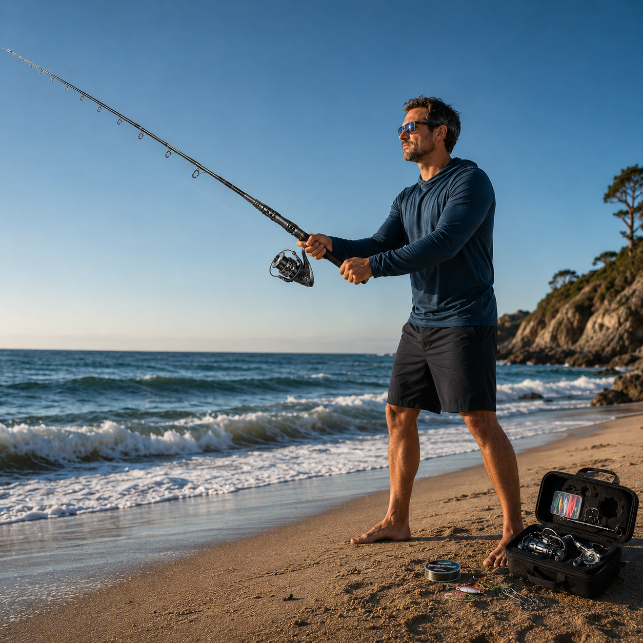 NomadCast™ Telescopic Fishing Rod & Reel Combo –