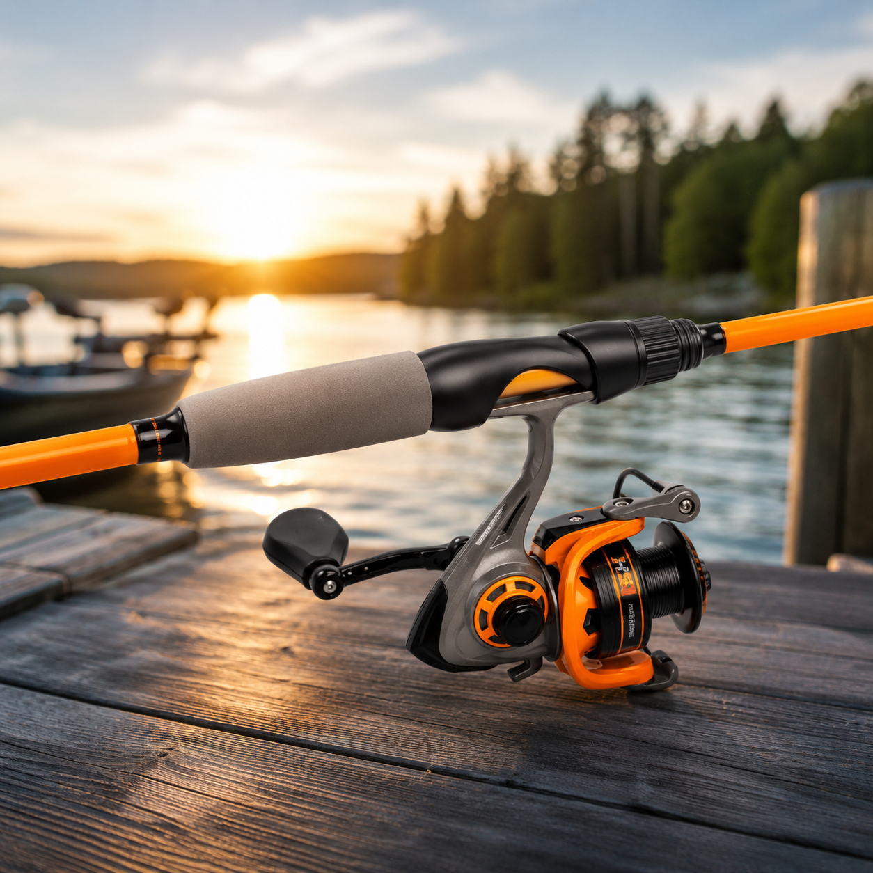 Hypersonicâ„¢ Spinning Fishing Rod & Reel Combo
