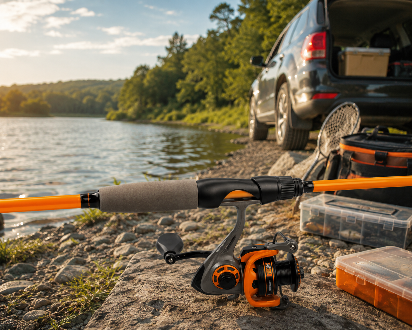Hypersonicâ„¢ Spinning Fishing Rod & Reel Combo