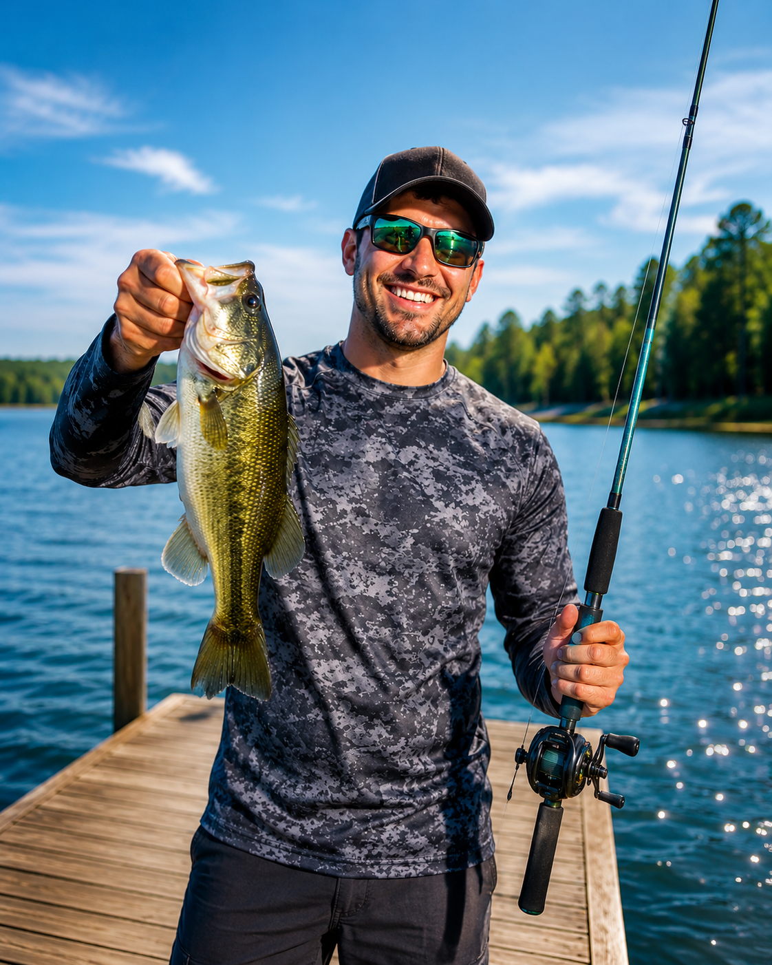 RiverStrike™ Fiberglass Casting Rod