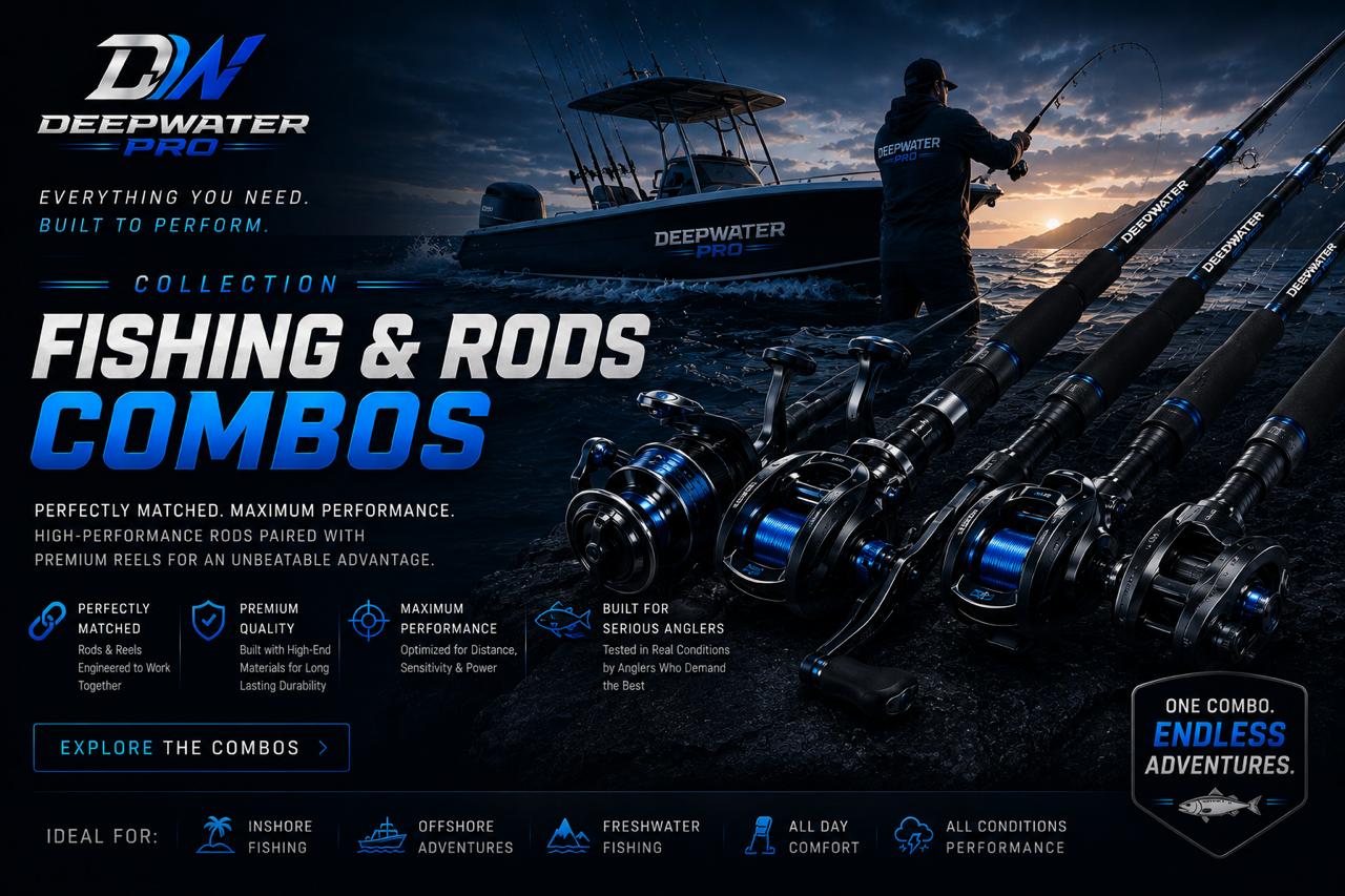 fishing & rods combos