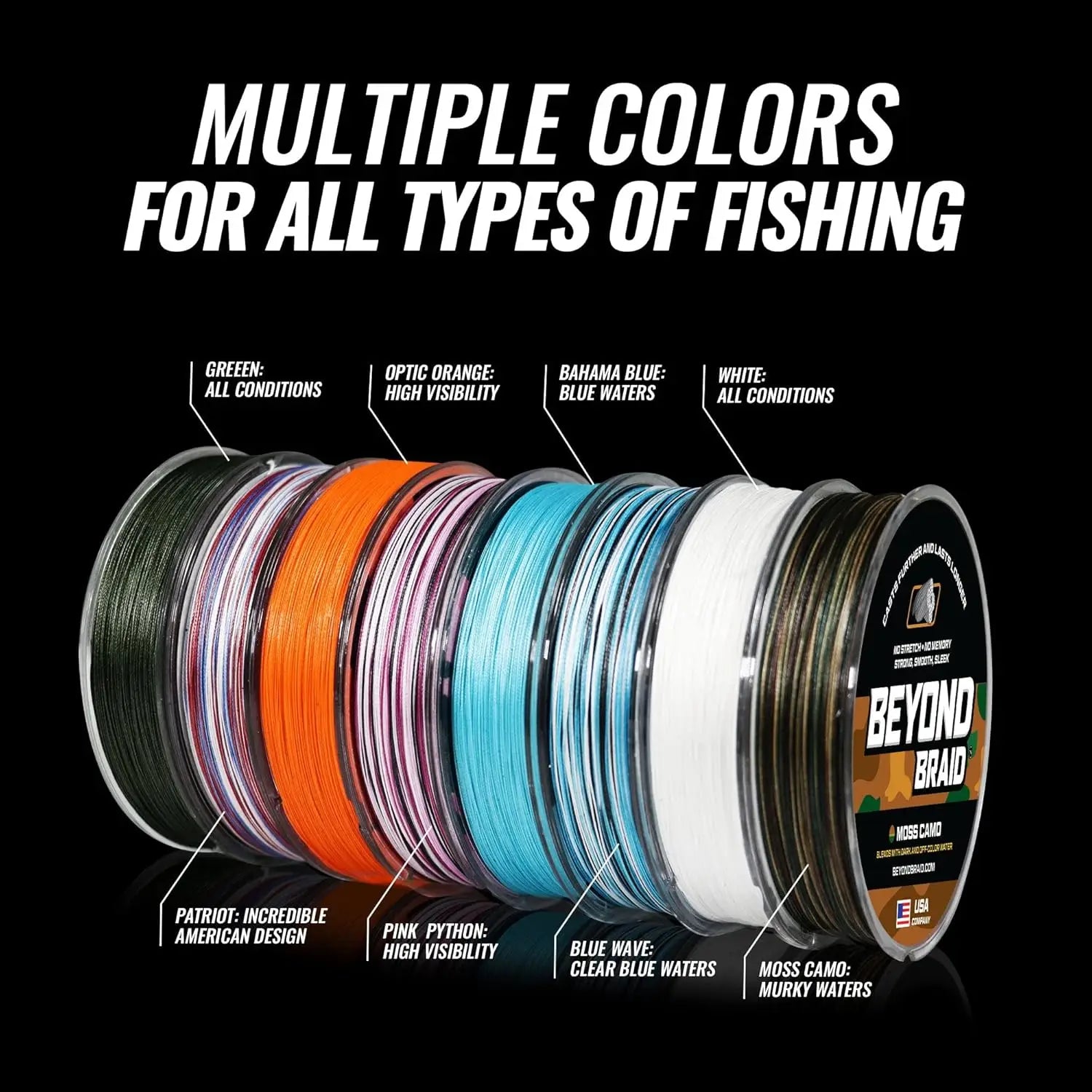 DeepStrike™ X8 Braided Fishing Line
