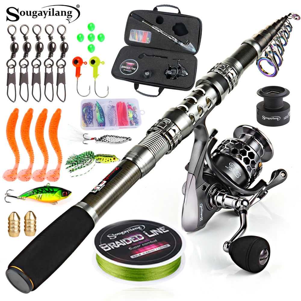 NomadCast™ Telescopic Fishing Rod & Reel Combo –