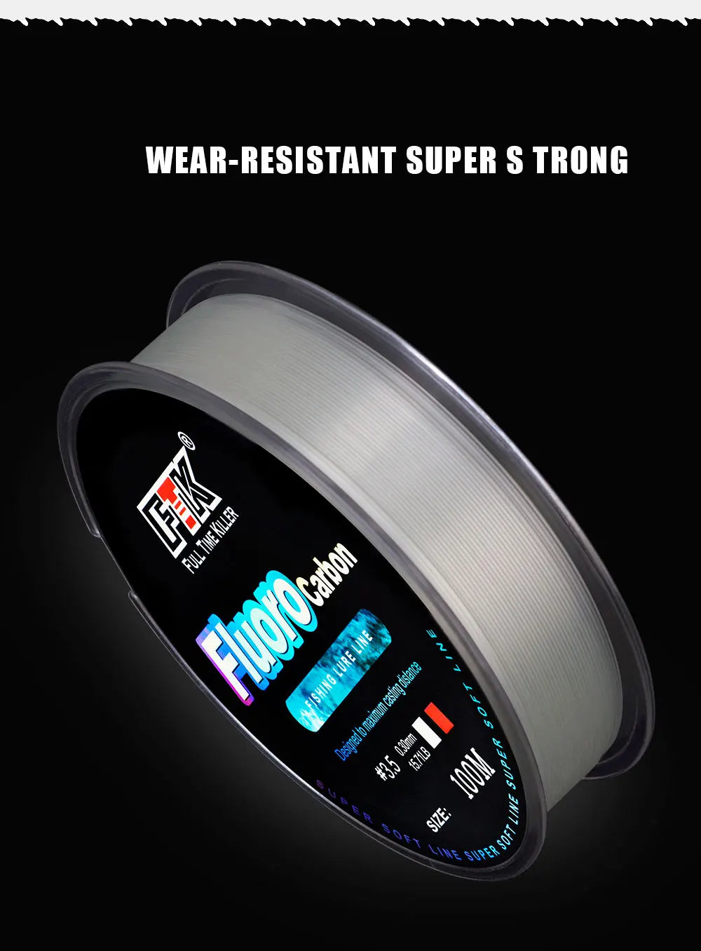 CrystalShield™ Fluorocarbon Leader Line