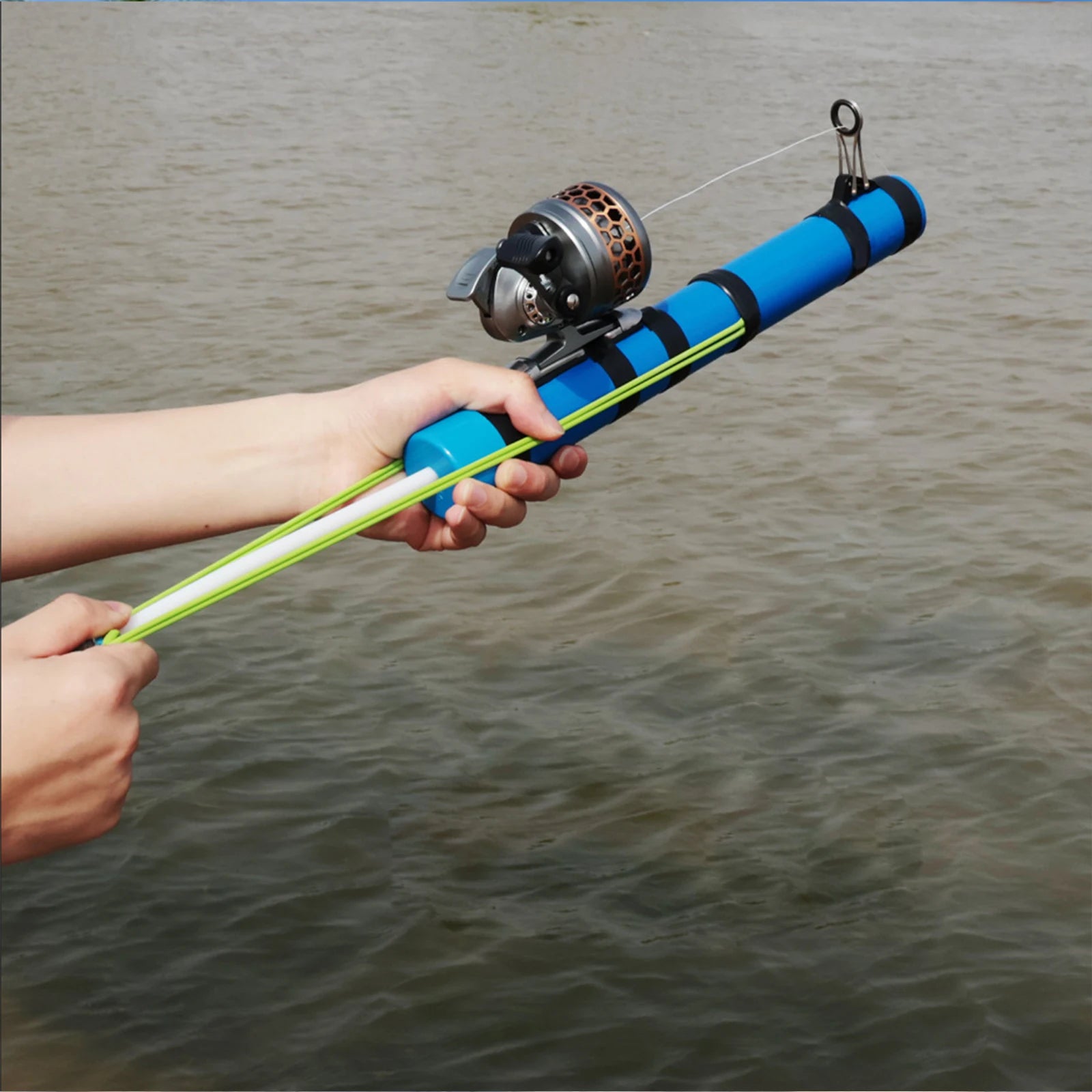 Catapult fishing rod + reel kit