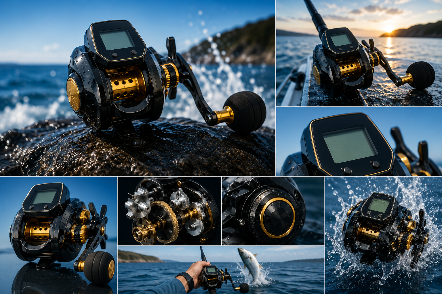 AquaTech™ Digital Baitcasting Reel