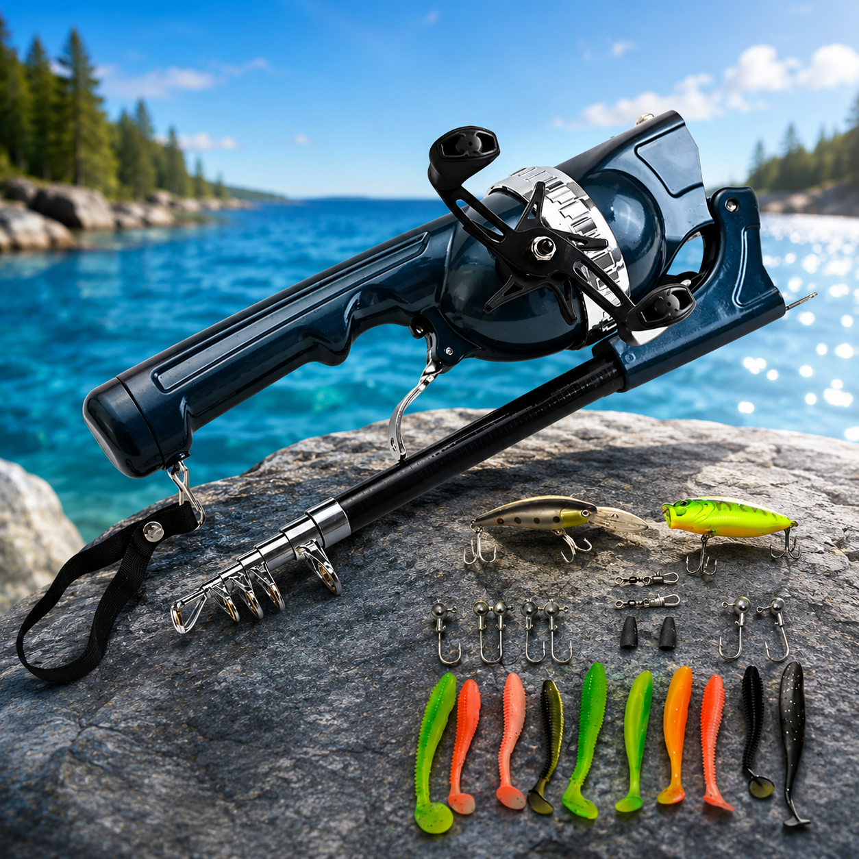 PocketCast™ Travel Fishing Combo