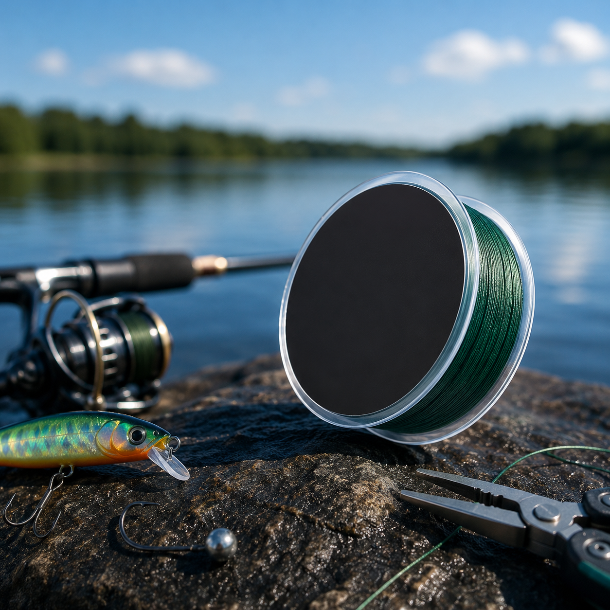 GhostWave™ Telescopic Fishing Rod & Reel Combo